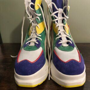 Anthony Wang Platform Hightop Sneakers